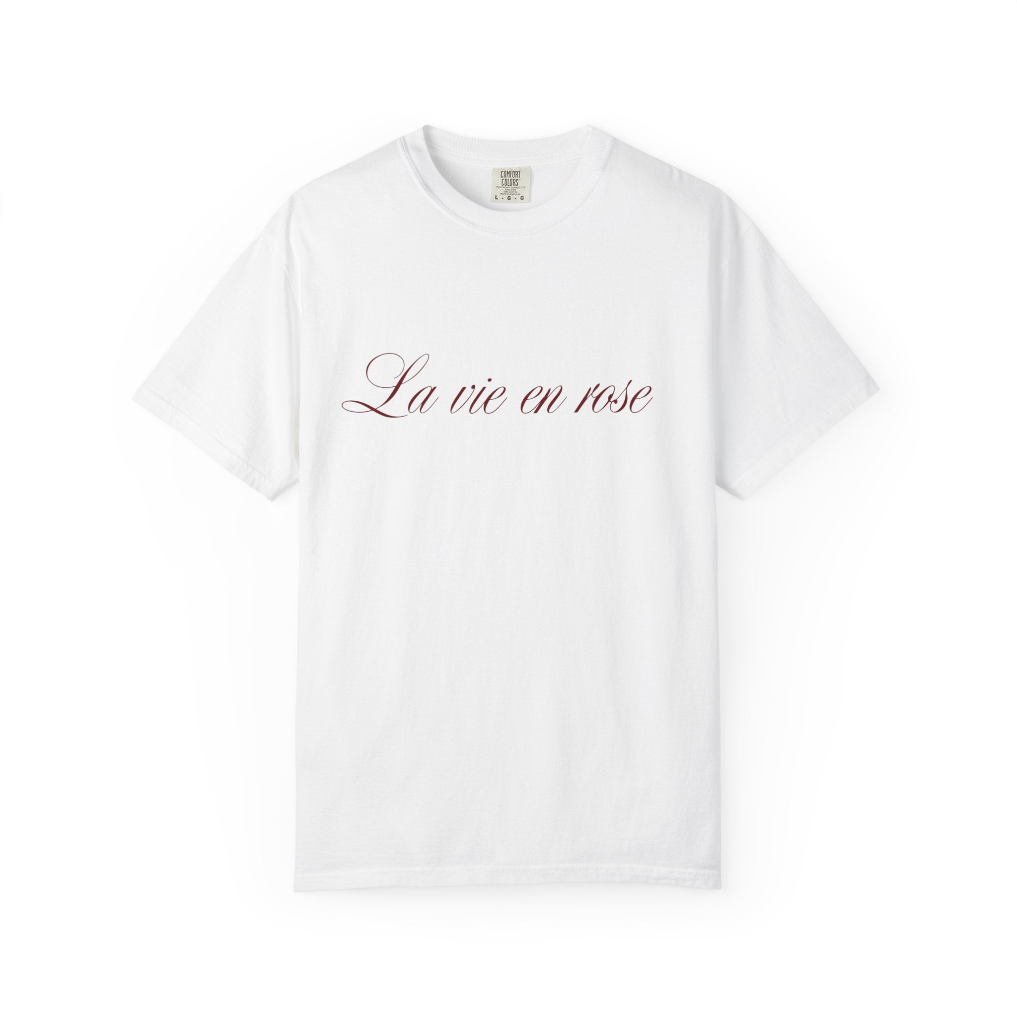 La Vie en Rose Tee  Feminine Minimalism by Women of Venus
