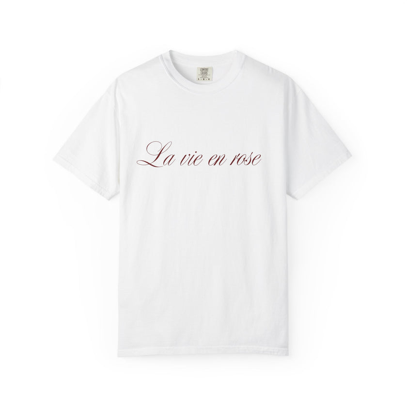 La Vie en Rose Tee  Feminine Minimalism by Women of Venus