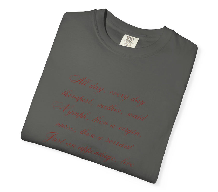 Labour Lyrics Tee | Feminine Poetic T-Shirt Inspired by Paloma Paris
