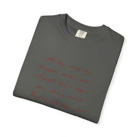 Labour Lyrics Tee | Feminine Poetic T-Shirt Inspired by Paloma Paris