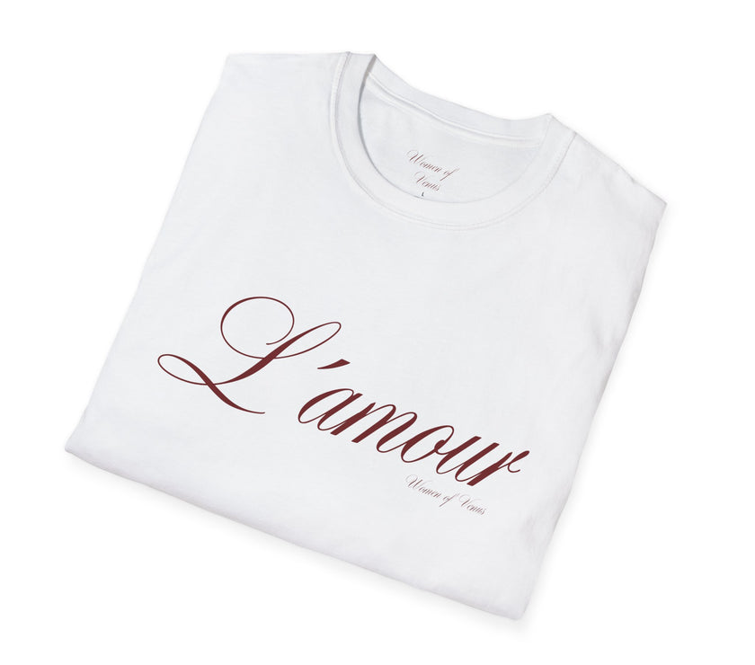 L’amour Tee | French-Inspired Romantic Graphic T-Shirt