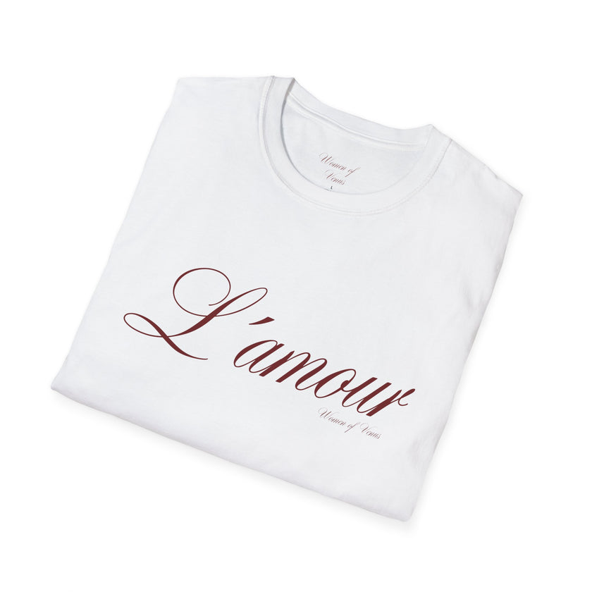 L’amour Tee | French-Inspired Romantic Graphic T-Shirt