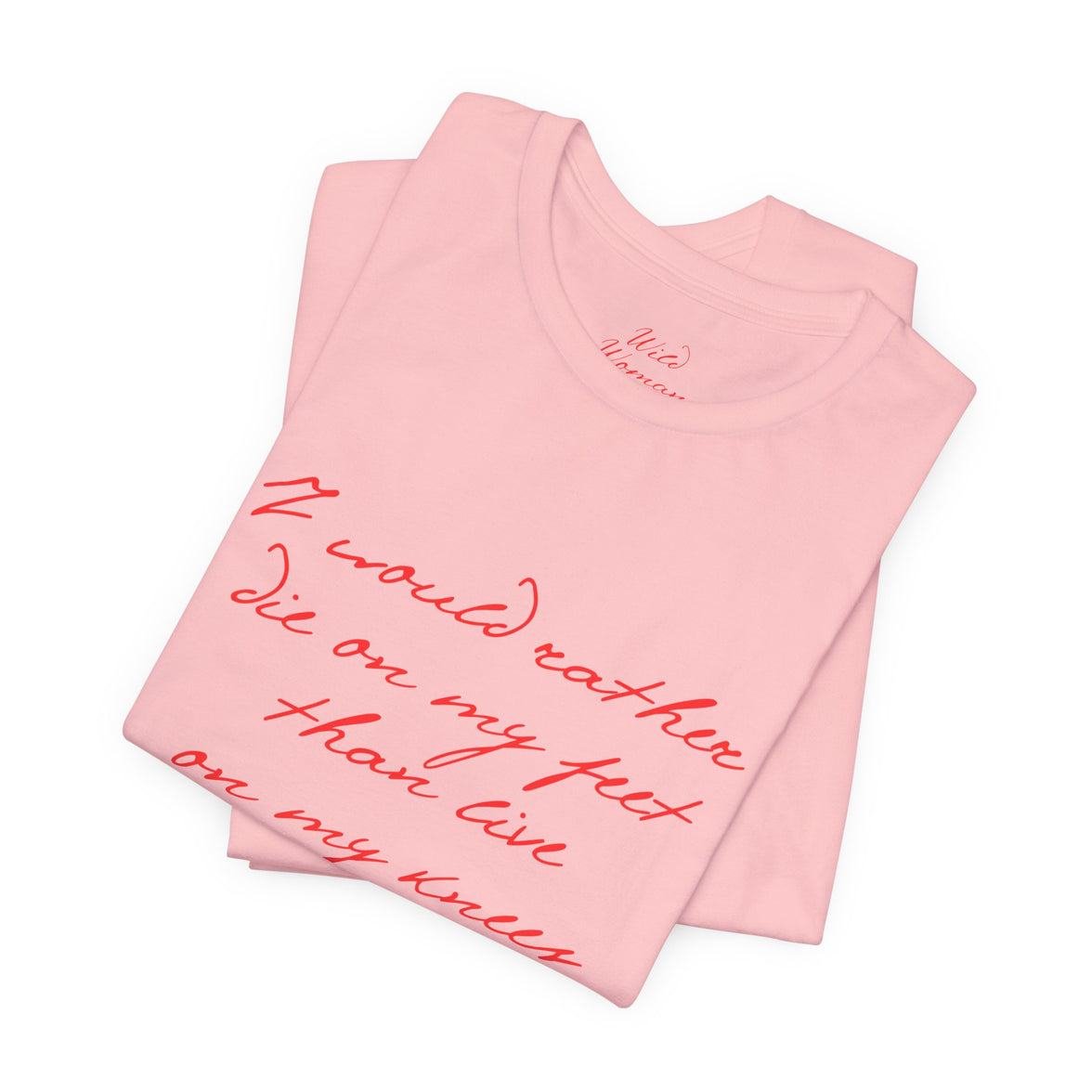 wild woman quote tee
