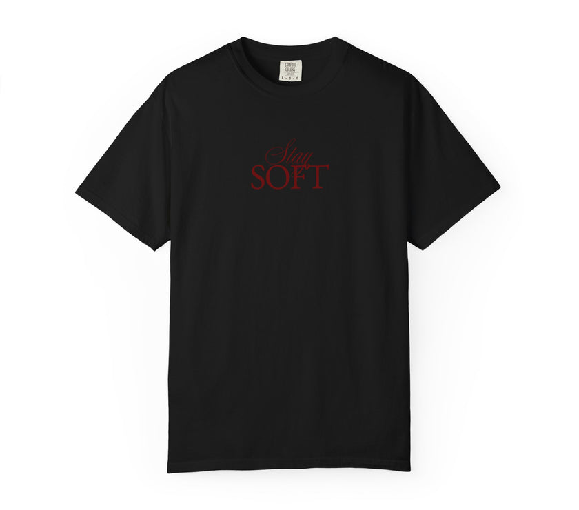STAY SOFT Tee – Minimalist Feminine Empowerment Shirt