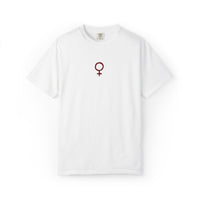 Embroidered Feminine Symbol T-Shirt