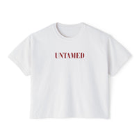 Untamed Tee | Cropped Feminine Statement T-Shirt – Wild, Sensual & Free