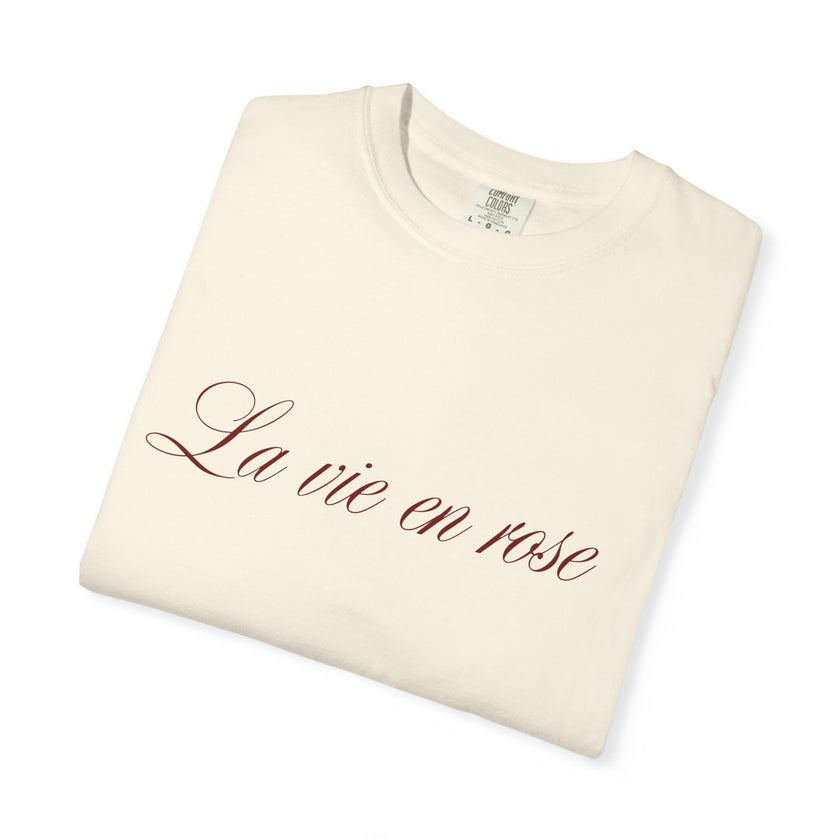La Vie en Rose Tee  Feminine Minimalism by Women of Venus