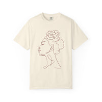 The Rebel Tee - Elegant Line Art T-Shirt for Empowerment