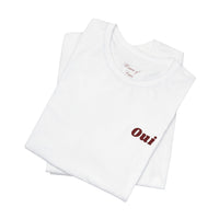 Embroidered Oui Tee