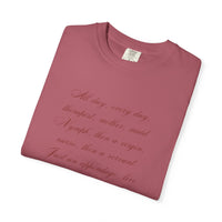 Labour Lyrics Tee | Feminine Poetic T-Shirt Inspired by Paloma Paris