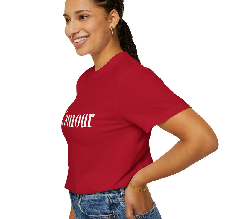 L’amour T-Shirt – French Minimalist  Cotton Tee