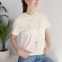 Nude Outline Graphic Tee