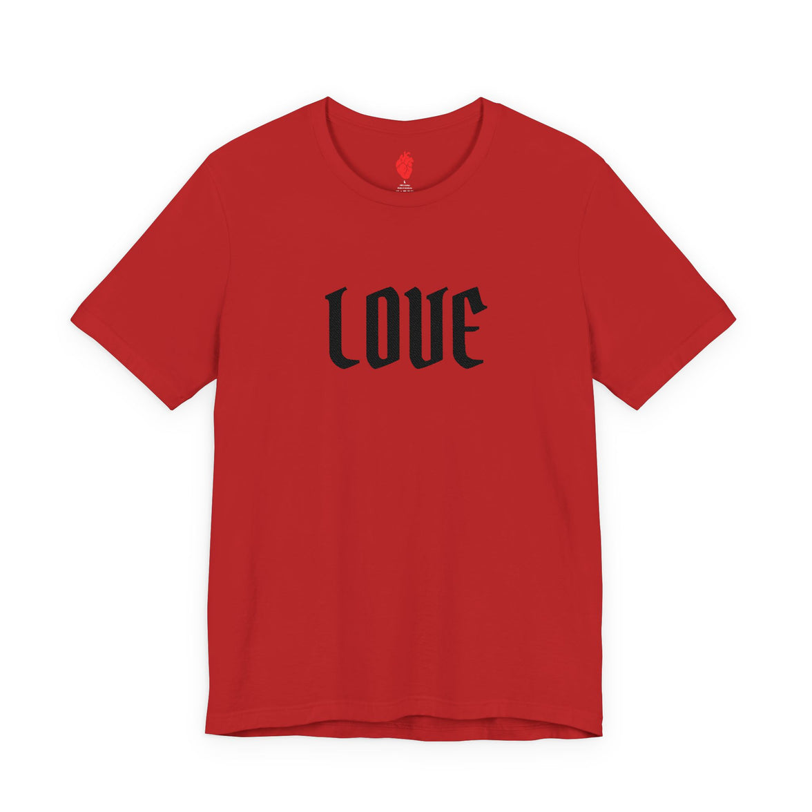 Embroidered LOVE Gothic Romantic  Tee
