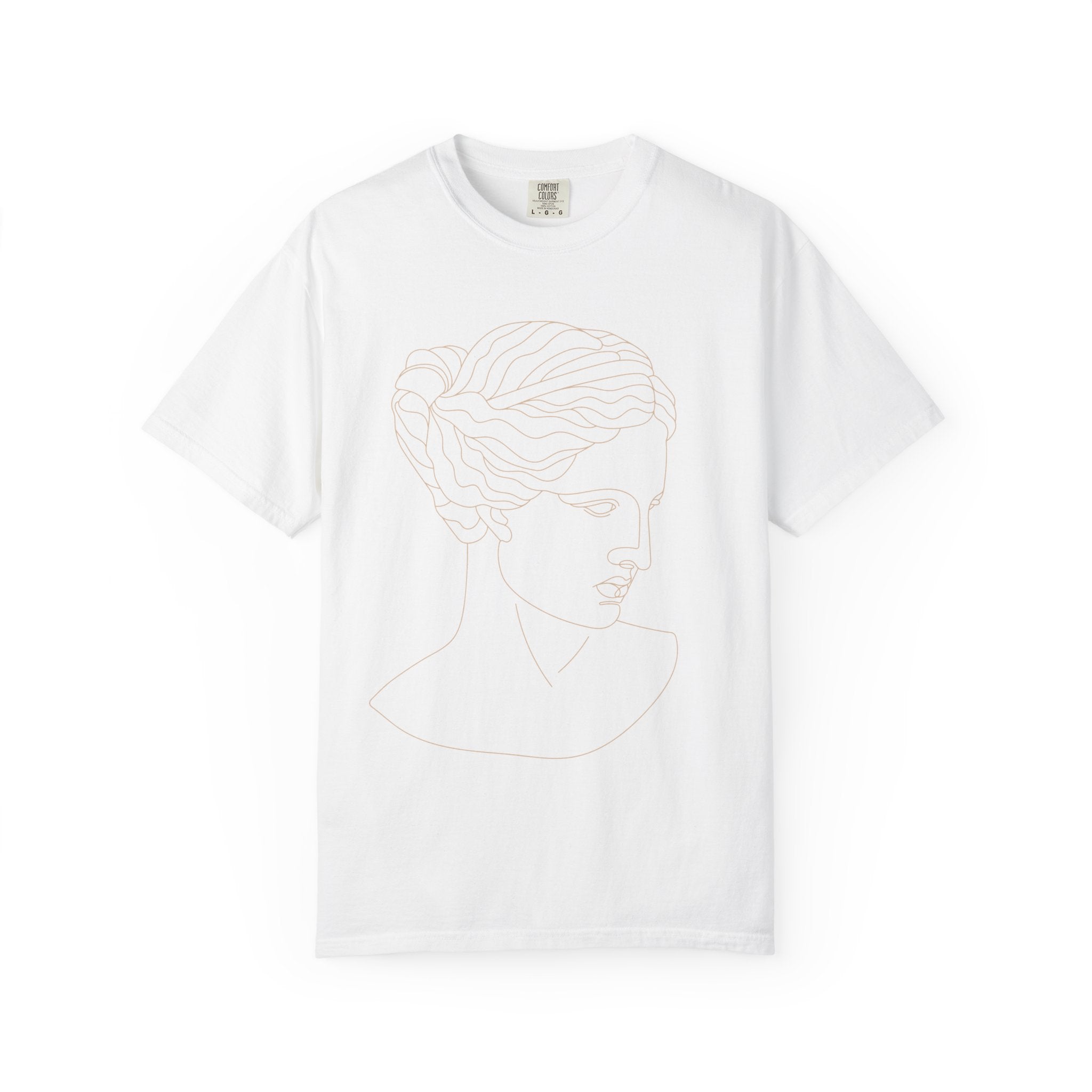Goddess Line Art T-Shirt – Feminine Minimalist Graphic Tee