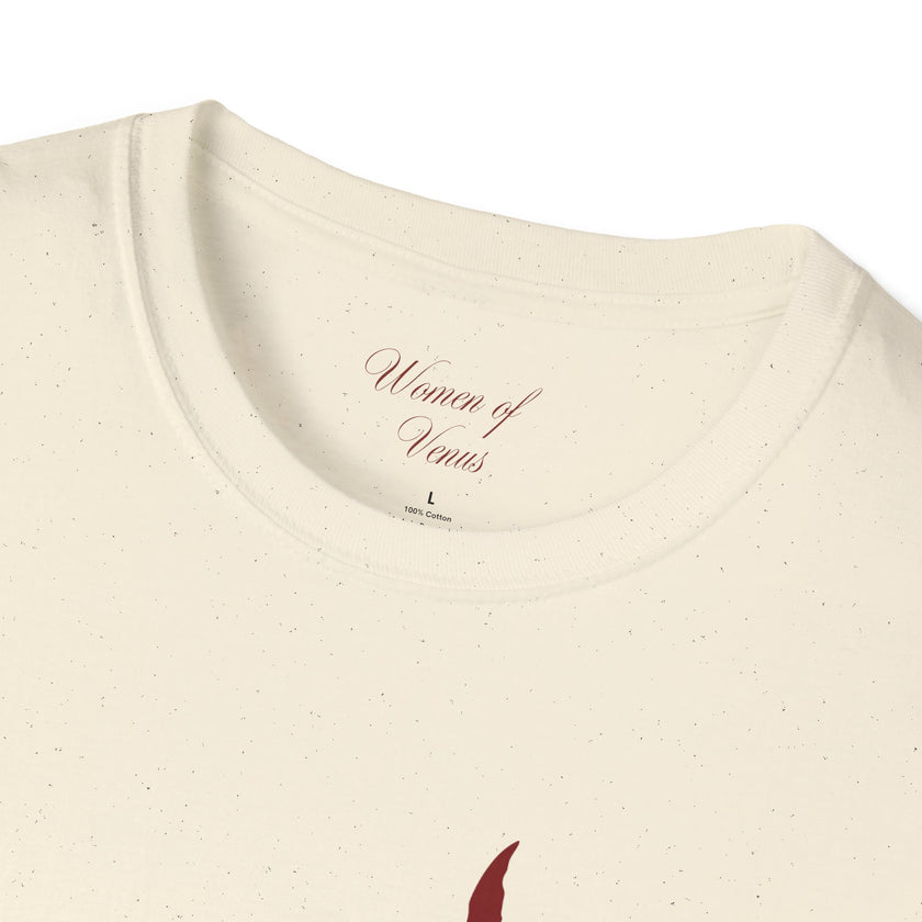 Female Body Outline T-Shirt - Softstyle