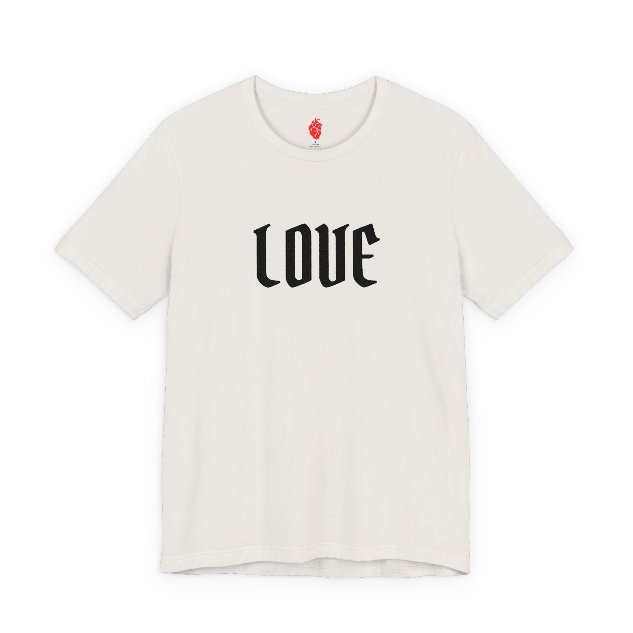Embroidered LOVE Gothic Romantic  Tee