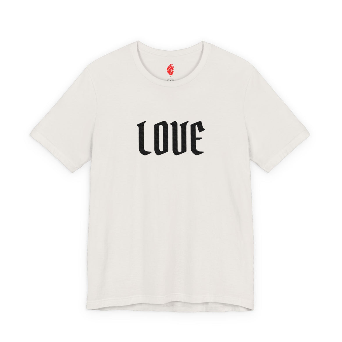 Embroidered LOVE Gothic Romantic  Tee