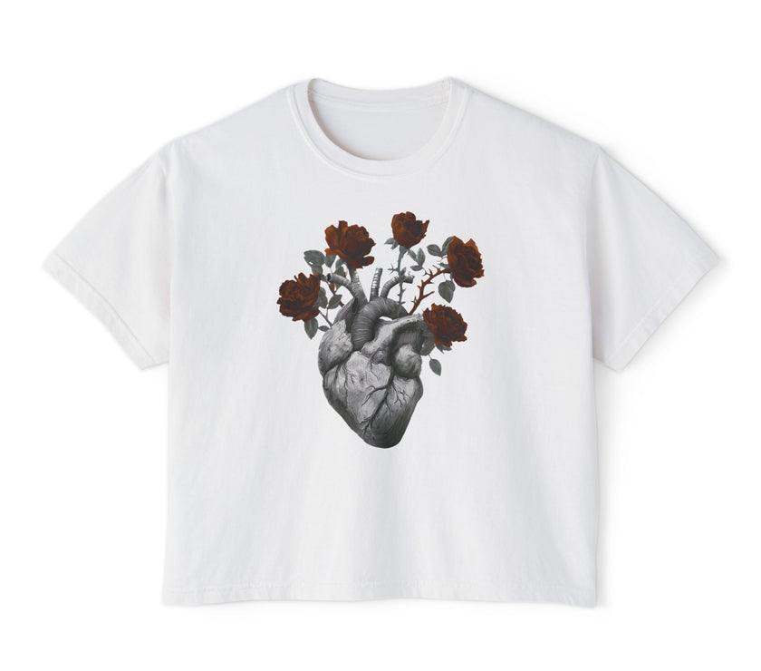 Blooming Heart Boxy Tee