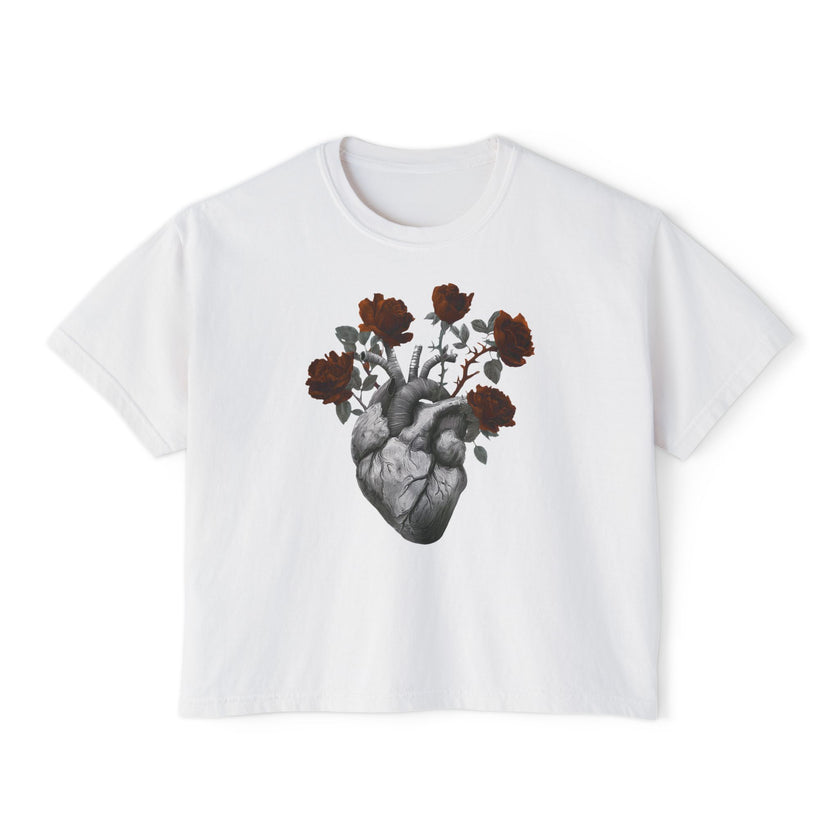 Blooming Heart Boxy Tee