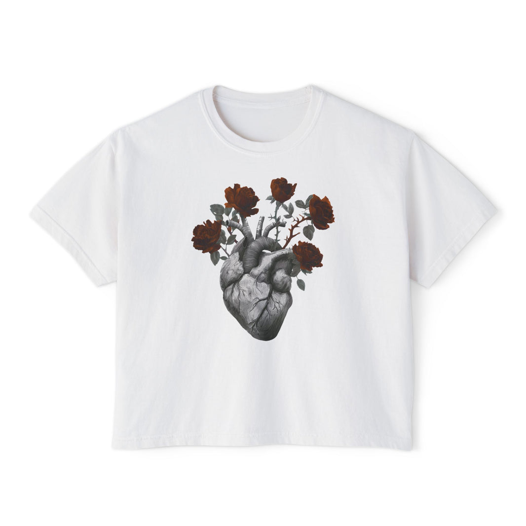 Blooming Heart Boxy Tee